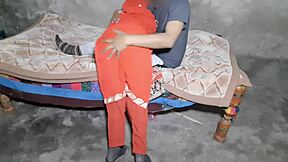 beautiful indian desi babe rides devar's big cock doggystyle 😍 wet pussy creampie! 🔥