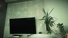 DESERT GODDESS seduces traveler in erotic oiled ritual footjob