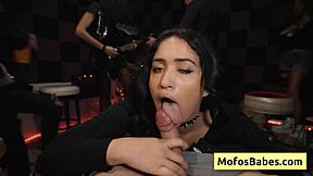 Brunette Nia Bleu Takes Brett Maker's Huge Cock Between Big Natural Tits!