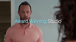 married guy sneaks between babysitter's legs uh