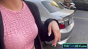 Tiny Thai teen, wanna ride my cock after street pickup?