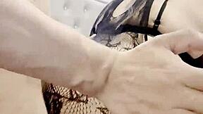 chubby wife fucked hard in pantyhose lingerie skirt