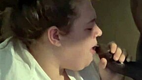 bam's sloppy deepthroat mastery ends in massive facial cumshot