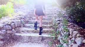 hubby's best friend fucks me in public park