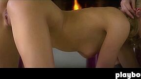 Petite Teens Tease Pussies In Sultry Lesbian Encounter