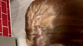 pretty little pawg laney grey sucks huge cock dry in pov blowjob.