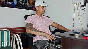 curvy colombian secretary bends for boss's huge cock in wet pussy deal