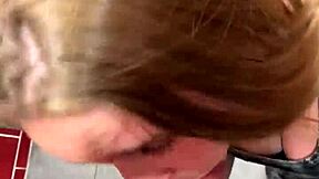 pretty little pawg laney grey sucks huge cock dry in pov blowjob.