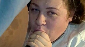 bam's sloppy deepthroat mastery ends in massive facial cumshot