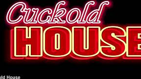 hot wife fucks hard in trio with hubby's friends cuckold style