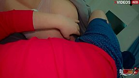 stepmom's big ass gets squeezed while stepson fucks her tight anal hole deep