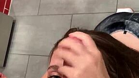 pretty little pawg laney grey sucks huge cock dry in pov blowjob.