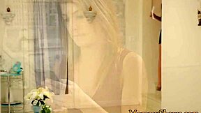 busty glam teen 18+ tongue teases classy stepmommy's big tits in full lesbian movie