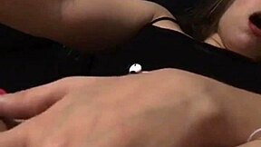 blonde teen's tight pussy squirts wildly first time