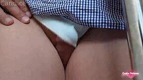 crowded nyc subway stuffed my panties with hot sperm