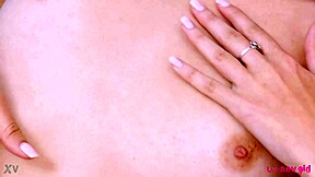 enchanting petite brunette teases daddy with her sexy milf body on sofa photoshoot