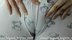 Does this fat Colombian milf's big puffy cameltoe pussy make you throb?