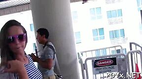 barely legal 18+ teen bent over doggy pov hardcore pussy fuck you won't believe!