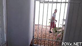 barely legal 18+ teen bent over doggy pov hardcore pussy fuck you won't believe!