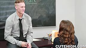 i spanked that naughty teen student then fucked her tight pussy raw till she begged