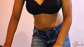 horny curvy latina teen rides huge cock doggystyle then takes cum all over her big tits