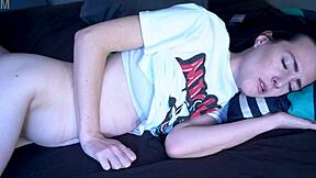 😏 sneaky stepbro sneaks in and pounds blue-eyed stepsis bareback tight pussy! 🔥