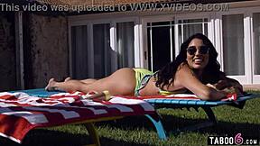 Whoops! Not Stepmom Queenie but Bestie Vanessa Sky Joins Fuck Fest!