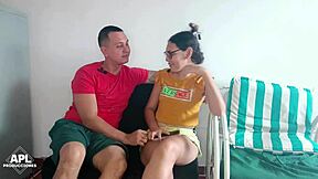 nueva puta amateur bent over doggy creampie gaping pussy rimjob and toys in homemade roleplay