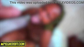 petite ebony cutie 18+ drowned in piss spit after deepthroat