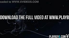 two petite brunettes strip naked for playboy shoot