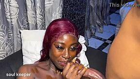 Petite ebony slut pounded hard on couch by monster bbc 🍫🍆💦