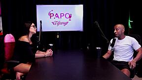 negro shoves monster cock down tasty mulata's throat raw