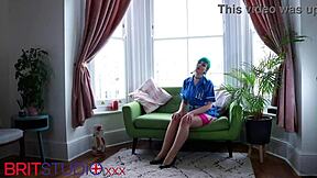 i'm your blue-haired nurse craving cock in lingerie appointment