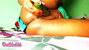 bihari bhabhi fucks cucumber hard, you watching?