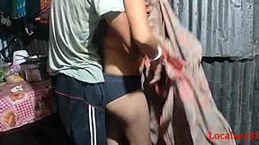 cute boudi gets her ass fucked hard by monster cock alone at home 🔥🍑💦