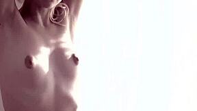 Petite Blonde Teen Threesome Bent Over with Masseuse Husband