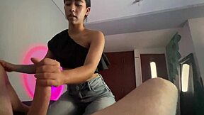 Stepsis sneaks in begging to suck my throbbing cock now
