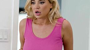 Blonde Teen Tries VR Goggles From Friend For Juicy Lesbian Licking Session