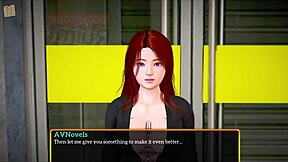 Redhead Teen's Big Tits And Ass Tease In Homemade Erotic Family Game