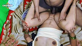 Desi girlfriend's tight pussy banged outdoor in village