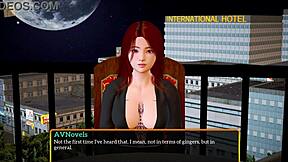 Redhead Teen's Big Tits And Ass Tease In Homemade Erotic Family Game