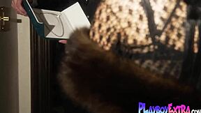 smoking hot brunette ari kytsya strips lingerie seductively 🔥👅