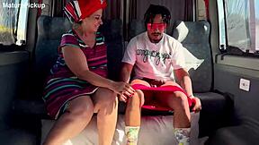 chubby anal granny whore sucks cock rough on public bus