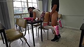 fucked a miniskirt shemale prostitute gaping her ass with monster cock