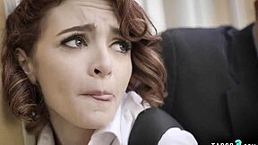 Stepbro rams huge cock in stepsis tight anal