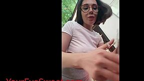 cute latina teacher toys shaved pussy wet 😍🔥
