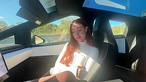 poppin best friend's gf virginity in creamy car ride rosie rider