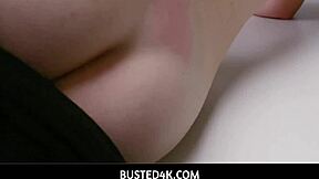 Busted4k Shoplifter Keira Croft Sucks Officer Jack's Cock Fucks to Go Free