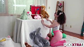 pigtail pixie fucks her puppet master hard