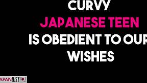 ready to obey sexy curvy japanese teen's every command?